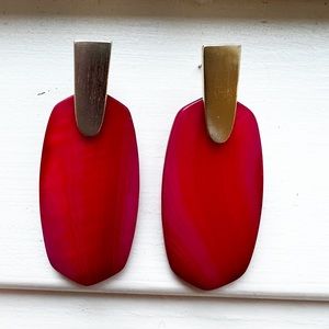 Kendra Scott red earrings